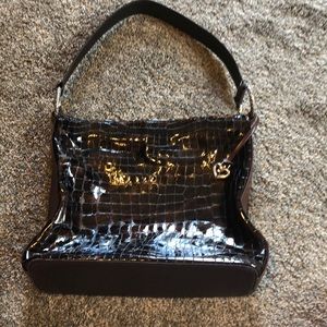 Brighton brown croc pattern purse